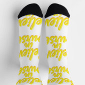 Chaussette Bright Socks RANDOPIX Croyez En Vous-Même 0039493 (Haut)