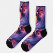 Chaussette Bright Socks RANDOPIX Dragon In Clouds 0039520 (Gauche)