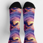 Chaussette Bright Socks RANDOPIX Dragon In Clouds 0039520 (Haut)