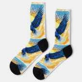 Chaussette Bright Socks RANDOPIX Eagle Rise Above 0039495 (Gauche)