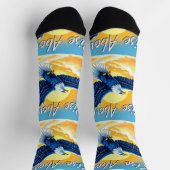 Chaussette Bright Socks RANDOPIX Eagle Rise Above 0039495 (Haut)