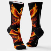 Chaussette Bright Socks RANDOPIX Fire Phoenix 0039517 (Angulaire)