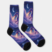 Chaussette Bright Socks RANDOPIX Moon Dragon 0039525 (Droite)