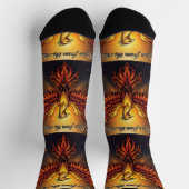 Chaussette Bright Socks Rise Above The Ashes 0044079 (Haut)