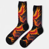 Chaussette Bright Socks Rock Fire Bird Chaussettes 0040764 (Gauche)
