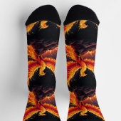Chaussette Bright Socks Rock Fire Bird Chaussettes 0040764 (Haut)