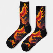 Chaussette Bright Socks Rock Fire Bird Socks 0040764 (Gauche)