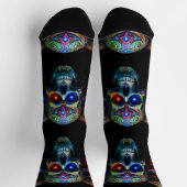 Chaussette Bright Socks Skull Pics 0037633 (Haut)