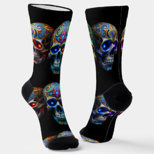 Chaussette Bright Socks Skull Pics 0037633