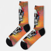 Chaussette Bright Socks Skull Pics 0037634 (Gauche)