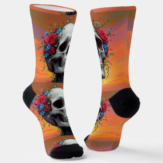 Chaussette Bright Socks Skull Pics 0037634 (Angulaire)
