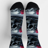 Chaussette Bright Socks Skull Pics 0037635 (Haut)