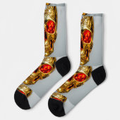 Chaussette Bright Socks Skull Pics 0037643 (Gauche)