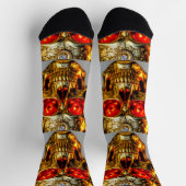 Chaussette Bright Socks Skull Pics 0037643 (Haut)
