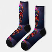 Chaussette Bright Socks Skull Pics 0037646 (Gauche)
