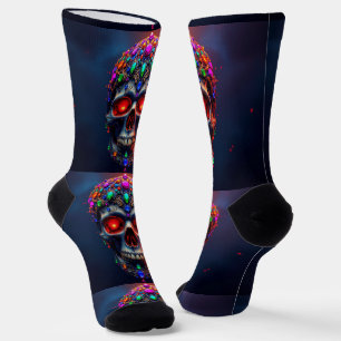 Chaussette Bright Socks Skull Pics 0037646
