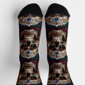 Chaussette Bright Socks Skull Pics 0037650 (Haut)
