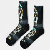 Chaussette Bright Socks Skull Pics 0037653 (Gauche)