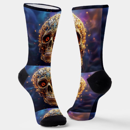 Chaussette Bright Socks Skull Pics 0037657 (Angulaire)