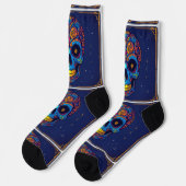 Chaussette Bright Socks Skull Pics 0037659 (Gauche)