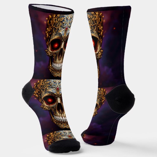 Chaussette Bright Socks Skull Pics 0037660 (Angulaire)