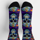 Chaussette Bright Socks Skull Pics 0037715 (Haut)