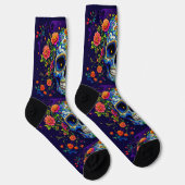 Chaussette Bright Socks Skull Pics 0037715 (Droite)