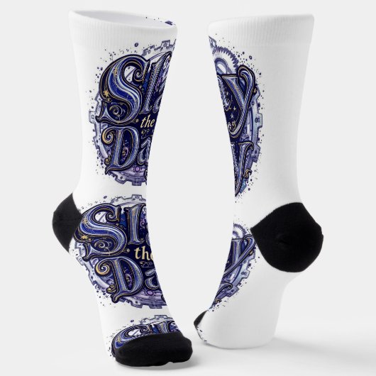 Chaussette Bright Socks Slay The Day 0044037 (Angulaire)