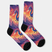 Chaussette Bright Socks UNISEX Dragon Fire 0040759 (Droite)