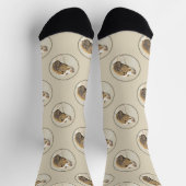 Chaussette Brittany Peinture Orange Roan Espagnol mignon Chie (Haut)