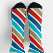 Chaussette Broche à bonbons Strip-Christmas Contemporain (Haut)