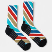 Chaussette Broche à bonbons Strip-Christmas Contemporain (Droite)