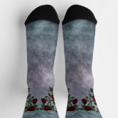 Chaussette Brocheurs de velours : Vins Roses gothiques bouclé (Haut)