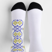 Chaussette Broderie ukrainienne aux couleurs de l'Ukraini (Haut)