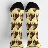 Chaussette Brown Gorilla Design Personalised (Haut)