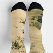 Chaussette Brume de bambou sage (Haut)