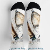 Chaussette Bubbly champagne Joyeux anniversaire (Haut)