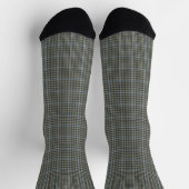 Chaussette Buccleuch Blue Black Chek Original Tartan écossais (Haut)