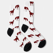 Chaussette Buffalo Plaid Red Fox (Droite)