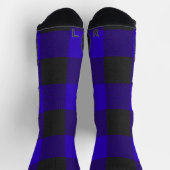 Chaussette Buffalo Plaid Royal Blue Check (Haut)