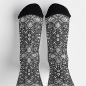 Chaussette Bugs, blanc cassé sur noir (Haut)