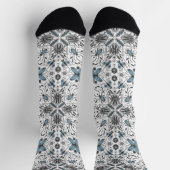 Chaussette Bugs, noir et bleu (Haut)