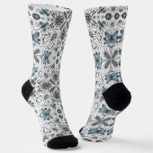 Chaussette Bugs, noir et bleu (Angulaire)