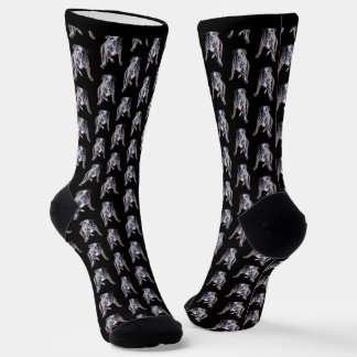 Chaussette Bulldog Socks English Bulldog Socks Customize