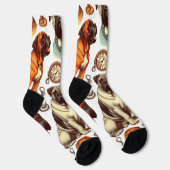 Chaussette Bullmastiff rétro (Droite)