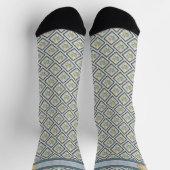 Chaussette Bureau de création G fleur jaune (Haut)