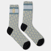 Chaussette Bureau de création G fleur jaune (Droite)