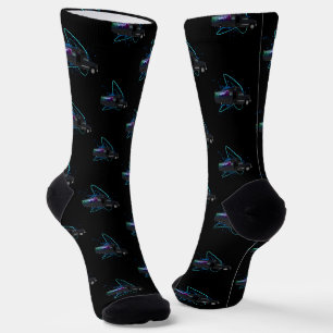 Chaussette Bus de fête Temps Vie nocturne colorée Éco-déclara