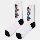 Chaussette Buzz sur la pause café (Gauche)
