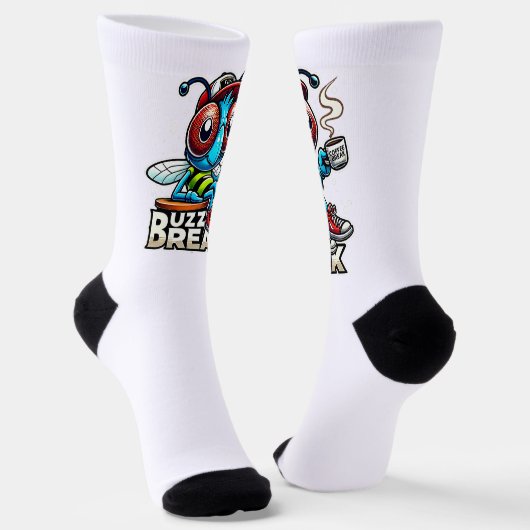 Chaussette Buzz sur la pause café (Angulaire)